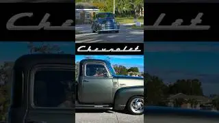 Chevrolet 3100 Pickup Truck arriving at the car show