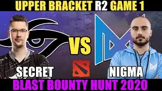Secret vs Nigma Game 1 Highlights Upper Bracket R2 - BLAST Bounty Hunt 2020 Dota 2