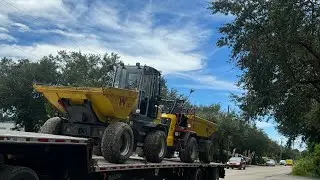 Step deck trucking carrying 2 Equipments from Naples,Fl to Gainesville,Ga 