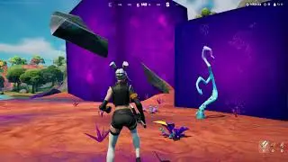 A stone through the Fortnite Cube - does it hurt #shorts