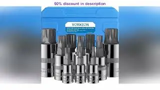 Latest Products You Must Know! 10Pcs 3 Sizes XZN Triple Square Spline Bit Socket Set 4mm-18mm S2