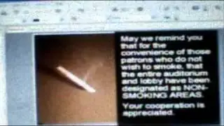 Odeon Cinemas of Canada No Smoking Snipe recreation