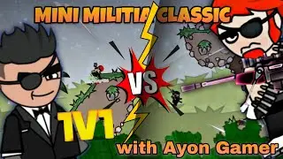 Mini Militia Classic: 1v1 With Youtuber | VPRGaming vs MAGMA|MSG (@ayongamer004) !