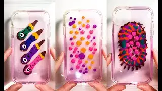 Creative & Satisfying Phone Case Design ✨ | Painting for Relaxation