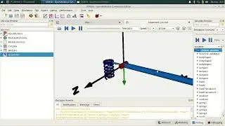 A simple two wheel suspension with OpenModelica