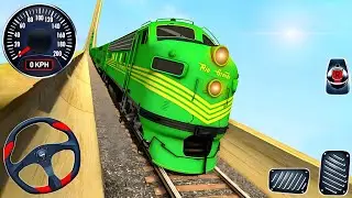 Mega Ramp Impossible Train - Driving 3D - Extreme Train Driver Simulator Games - Android Gameplay