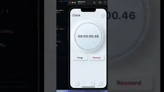 Clock App in Flutter Follow @flutter_coding_ for more #flutter #flutterdeveloper #flutterdev