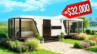 Inside 8 Fully Furnished Pod Tiny Homes Under $50K You Can Buy Online (Delivered & Move-In Ready)