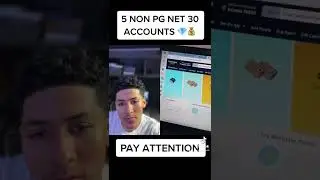 5 счетов Non PG Net 30 для бизнес-кредита!!!