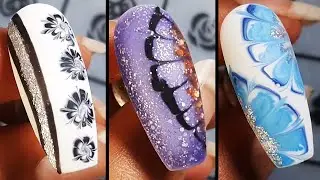New Marble Nails | Creative Drag Marble Nail Art Compilation | Nailicious