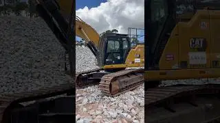 Nova caterpillar 340 a segunda melhor #shorts #machine