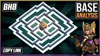 The ULTIMATE BH8 TROPHY [defense] Base 2021 Builder Hall 8 Trophy Base Design with Copy Link - COC