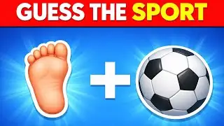 Guess The Sport By Emoji 🏀⚽🎾 | Emoji Sports Quiz