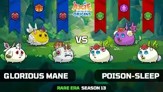 GLORIOUS MANE vs POISON-SLEEP | SEASON 13 | AXIE INFINITY ORIGINS