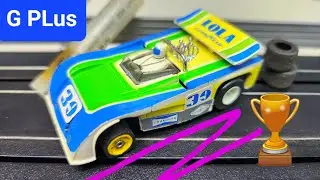 AFX G Plus ho slot car tuning for the track!