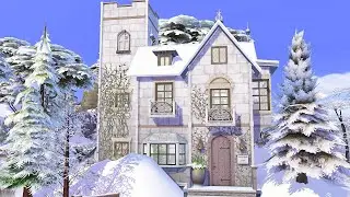 DREAMY WINTER CASTLE ❄️ The Sims 4 Speed Build // no CC