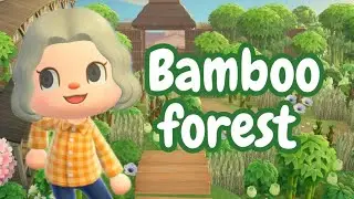 Building a Bamboo Forest On My Japanese ACNH island! | Cherry blossom challenge e.8