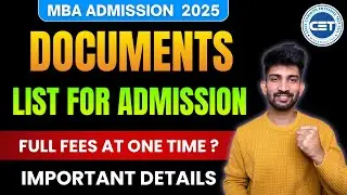 Mba Documents for Admission 2025 | Documents Required in College for Admission 2025