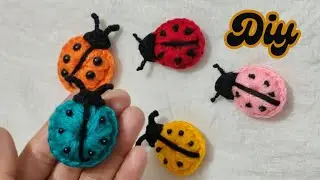 How to Crochet Ladybug🐞 | DIY keychain or bagcharm ideas | Step by step Beginner Tutorial 🐞