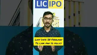 Lic ipo link pan with policy before last date | #shorts