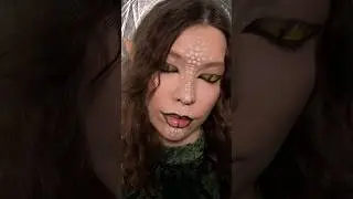 Snake makeup #halloweenmakeuplook #halloween