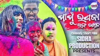 MAMU VANAJA HOLI KHELA || COMEDY VIDEO 2024 || MUNA NIJE COMEDY || SIDHA PRODUCTION