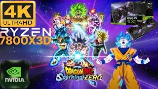 DRAGON BALL: Sparking! ZERO 4K Resolution Scale 150% - RTX 4080 Super PNY XLR8 ARGB | AMD 7800X3D