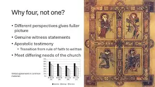 The Gospels and Jesus' Ministry (2025 Foundations Lecture 17)