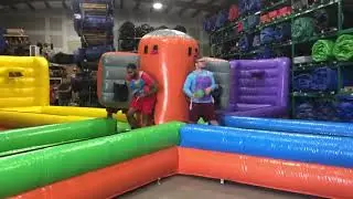 4 way bungee run rental from About to Bounce Inflatable Rentals New Orleans