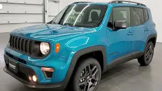 BIKINI METALLIC 2021 JEEP RENEGADE LATITUDE 80TH ANNIVERSARY WALK AROUND REVIEW 21J180 SOLD!