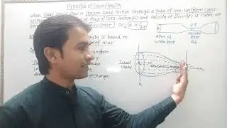 Principle of continuity| Fluid mechanics|class 11 physics ncert chapter 9|