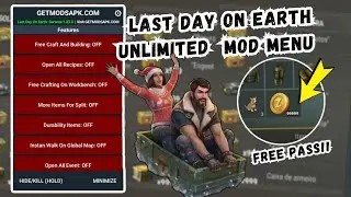 НОВЫЙ МОД✅ Меню модов Last Day on Earth v1.43.0 | Режим Бога, Свободный пропуск, Свободное раздел...