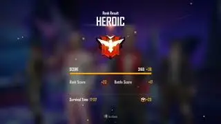 First time Heroic in free fire with my Squad 😱😱😱😀😏