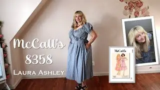 Платье-халат Laura Ashley McCall's 8358 в винтажном стиле Cottagecore