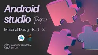 How to use CardView | Android studio basic |  Android studio Part - 5 | Material Design part - 3 |