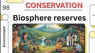 Biosphere reserves explain for UPSC | conservation | environment and ecology  