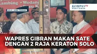 Wapres Gibran Makan Sate Bersama Tokoh Keraton, Imbau Solo Tetap Kondusif