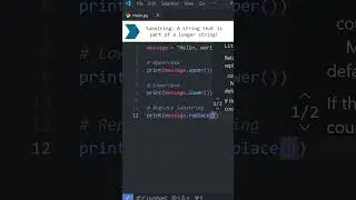 Python Basics: STRING METHODS in Under a Minute! 🐍🧵