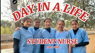 A day in a life//student nurse// 13 hrs shifts