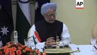 Australia PM with Singh, excerpts of news conference