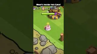 What&rsquo;s Inside 13th Anniversary Cake (Clash of Clans) | #shorts #clashofclans