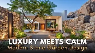Curated Calm: Designing Intentional Outdoor Living with Minimalist Stone Art for Modern Homes