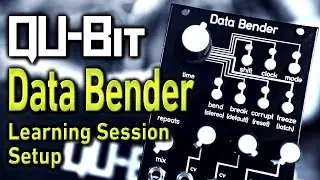 QU-Bit Data Bender Video Manual - Learning Session Setup