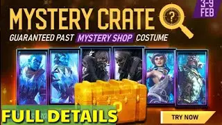 Free Fire Mystery Crate Event Full Details How To Get Mystery Shop Costumes