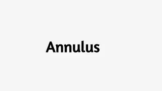 Annulus Etymology, Meaning, and Definition