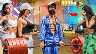 Proving bodybuilder wrong for 20 minutes straight !Anatoly gym prank  😱