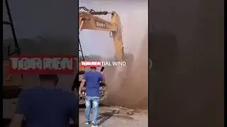 TORRENTIAL WIND BLOWING FROM UNDERGROUND AT ILLIGAL MINING GALAMSEY SITE.#trending #duet #ghana