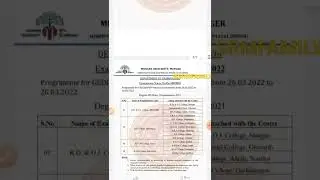 Munger University Part III practical exam ka routine & centre 2022 #shorts  #mungeruniversity