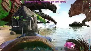 ARK  Survival Evolved 2022 11 16 Fighting shadlos's pyria mod's Dark reaper empress many loses