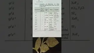 Geometry Of Molecules & Hybridization
